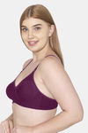 Tweens Double Layered Non-Wired Full Coverage T-Shirt Bra - Red — thumbnail 4