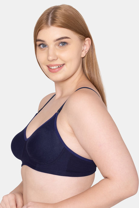 Tweens Double Layered Non-Wired Full Coverage T-Shirt Bra - Blue — image 4