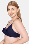 Tweens Double Layered Non-Wired Full Coverage T-Shirt Bra - Blue — thumbnail 4