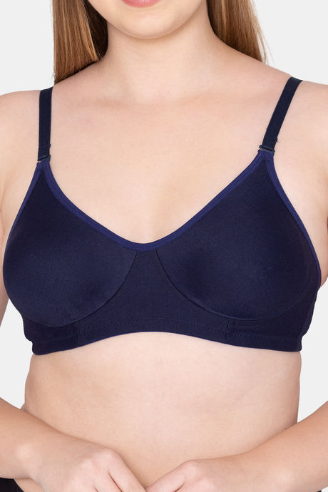 Tweens Double Layered Non-Wired Full Coverage T-Shirt Bra - Blue — image 5