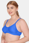 Tweens Double Layered Non-Wired Full Coverage T-Shirt Bra - Blue — thumbnail 3