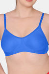 Tweens Double Layered Non-Wired Full Coverage T-Shirt Bra - Blue — thumbnail 5