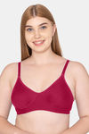 Tweens Double Layered Non-Wired Full Coverage T-Shirt Bra - Red — thumbnail 1