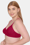 Tweens Double Layered Non-Wired Full Coverage T-Shirt Bra - Red — thumbnail 4