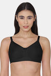 Tweens Single Layered Non Wired Full Coverage Minimiser Bra - Black — thumbnail 1