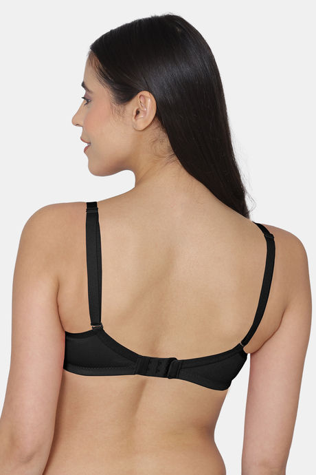 Tweens Single Layered Non Wired Full Coverage Minimiser Bra - Black — image 2