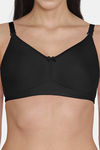Tweens Single Layered Non Wired Full Coverage Minimiser Bra - Black — thumbnail 5