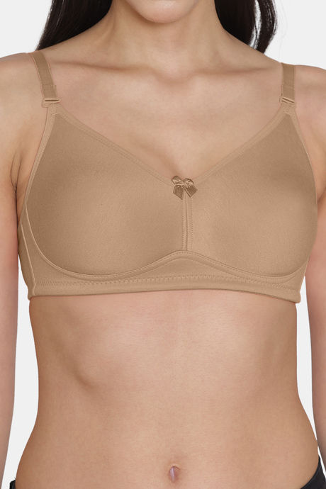 Tweens Single Layered Non Wired Full Coverage Minimiser Bra - Fawn — image 5