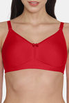 Tweens Single Layered Non Wired Full Coverage Minimiser Bra - Red — thumbnail 5