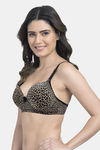 Tweens Padded Non Wired 3/4th Coverage T-Shirt Bra - Print — thumbnail 2