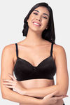 Tweens Padded Non Wired Full Coverage T-Shirt Bra - Black — thumbnail 1
