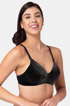 Tweens Padded Non Wired Full Coverage T-Shirt Bra - Black — thumbnail 3