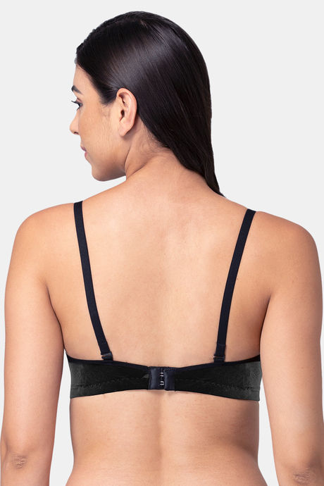 Tweens Padded Non Wired Full Coverage T-Shirt Bra - Black — image 4