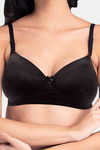 Tweens Padded Non Wired Full Coverage T-Shirt Bra - Black — thumbnail 5