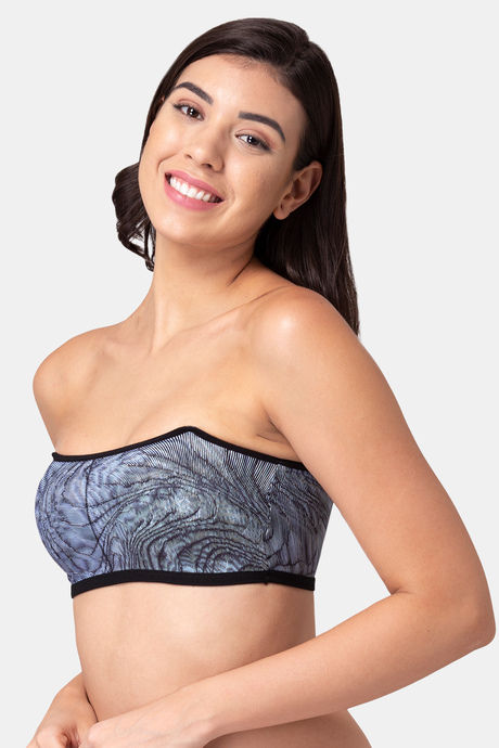 Tweens Padded Non Wired Medium Coverage Tube Bra - Print — image 7