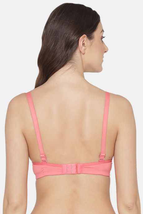 Tweens Padded Non Wired 3/4Th Coverage Push-Up Bra - Coral — image 2