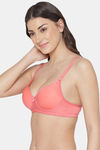 Tweens Padded Non Wired 3/4Th Coverage Push-Up Bra - Coral — thumbnail 3