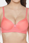 Tweens Padded Non Wired 3/4Th Coverage Push-Up Bra - Coral — thumbnail 5