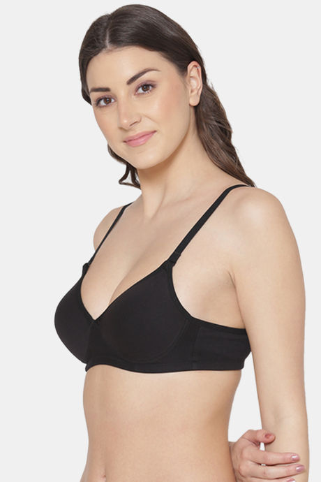 Tweens Padded Non Wired Full Coverage T-Shirt Bra - Black — image 3