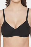 Tweens Padded Non Wired Full Coverage T-Shirt Bra - Black — thumbnail 5
