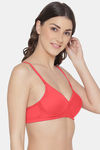 Tweens Padded Non Wired Full Coverage T-Shirt Bra - Coral — thumbnail 4