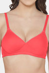 Tweens Padded Non Wired Full Coverage T-Shirt Bra - Coral — thumbnail 5
