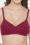 Tweens Padded Non Wired Full Coverage T-Shirt Bra - Magenta — thumbnail 5