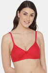 Tweens Padded Non Wired Full Coverage T-Shirt Bra - Red — thumbnail 1