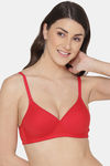Tweens Padded Non Wired Full Coverage T-Shirt Bra - Red — thumbnail 4