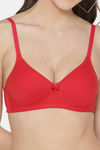 Tweens Padded Non Wired Full Coverage T-Shirt Bra - Red — thumbnail 5