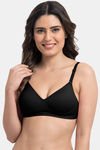 Tweens Padded Non Wired Full Coverage T-Shirt Bra - Black — thumbnail 1