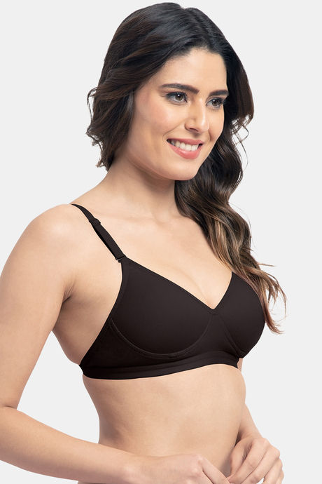 Tweens Padded Non Wired Full Coverage T-Shirt Bra - Black — image 4