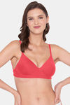 Tweens Padded Non Wired Full Coverage T-Shirt Bra - Coral — thumbnail 4