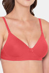 Tweens Padded Non Wired Full Coverage T-Shirt Bra - Coral — thumbnail 5