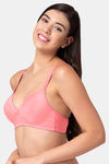 Tweens Padded Non Wired Full Coverage T-Shirt Bra - Coral — thumbnail 3