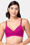 Tweens Padded Non Wired Full Coverage T-Shirt Bra - Magenta — thumbnail 1