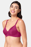 Tweens Padded Non Wired Full Coverage T-Shirt Bra - Magenta — thumbnail 4