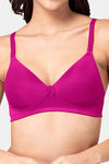 Tweens Padded Non Wired Full Coverage T-Shirt Bra - Magenta — thumbnail 5