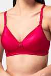 Tweens Padded Non Wired Full Coverage T-Shirt Bra - Maroon — thumbnail 5