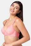 Tweens Padded Non Wired Full Coverage T-Shirt Bra - Peach — thumbnail 3