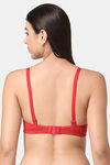 Tweens Padded Non Wired Full Coverage T-Shirt Bra - Red — thumbnail 2