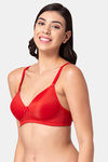 Tweens Padded Non Wired Full Coverage T-Shirt Bra - Red — thumbnail 3