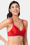 Tweens Padded Non Wired Full Coverage T-Shirt Bra - Red — thumbnail 4
