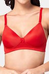 Tweens Padded Non Wired Full Coverage T-Shirt Bra - Red — thumbnail 5