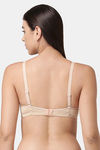 Tweens Padded Non Wired Full Coverage T-Shirt Bra - Skin — thumbnail 2