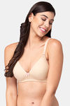 Tweens Padded Non Wired Full Coverage T-Shirt Bra - Skin — thumbnail 4