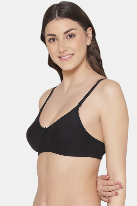 Tweens Single Layered Non Wired Full Coverage T-Shirt Bra - Black — image 3