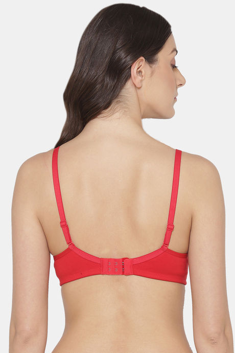 Tweens Single Layered Non Wired Full Coverage T-Shirt Bra - Red — image 2