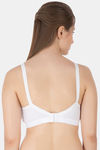 Tweens Single Layered Non Wired Full Coverage T-Shirt Bra - White — thumbnail 2