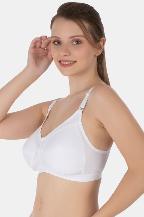 Tweens Single Layered Non Wired Full Coverage T-Shirt Bra - White — image 3